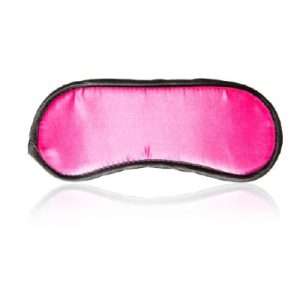 B100 Satin Blindfold Hot Pink