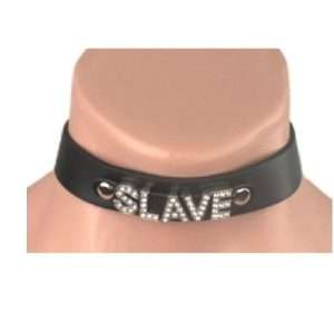 Leather Collar SLAVE