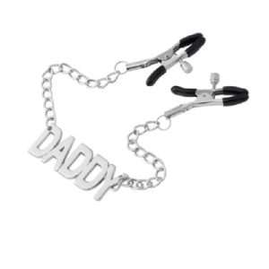 N146 Nipple Clamps Chained DADDY