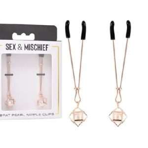 Sex & Mischief BRAT Pearl Nipple Clips