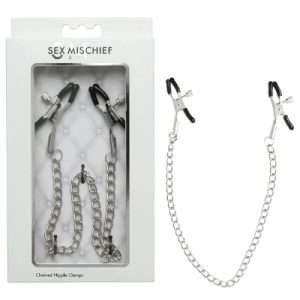 Sex & Mischief Chained Nipple Clamps